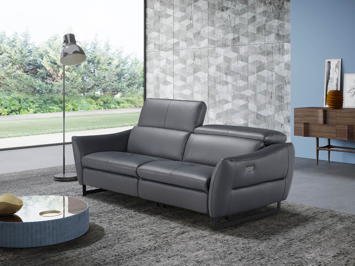 Dafne leather sofa