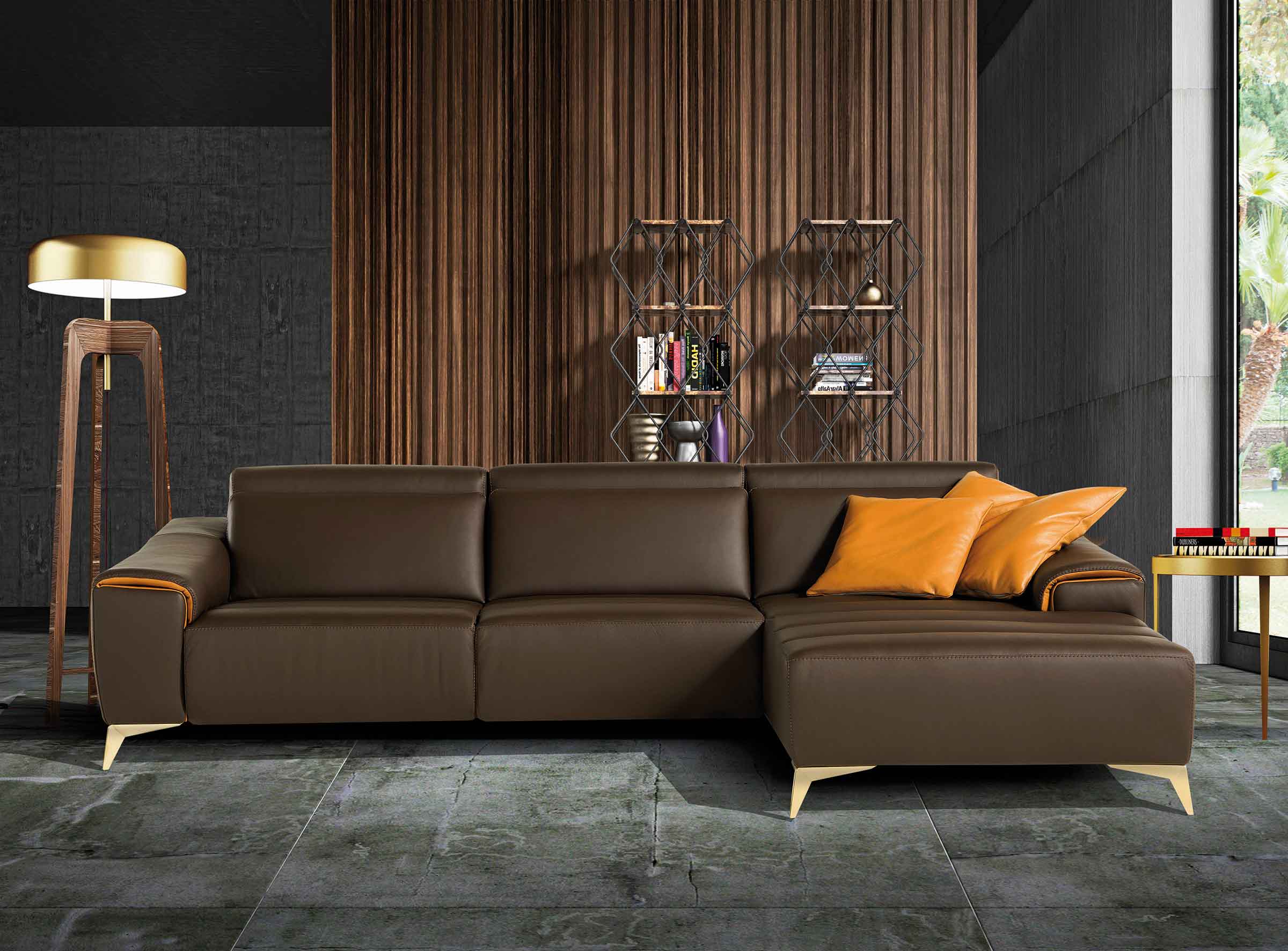 Suzette sofa with chaise