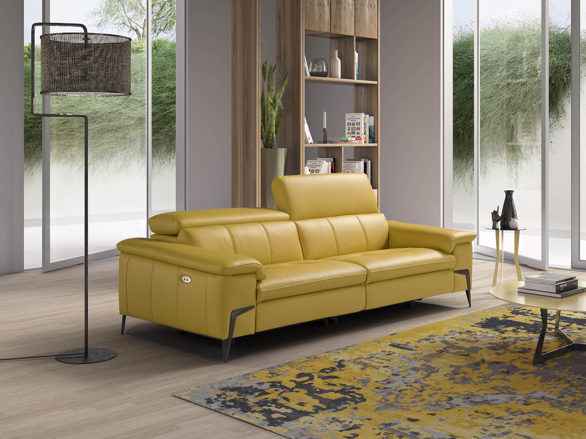 Margaret leather recliner sofa