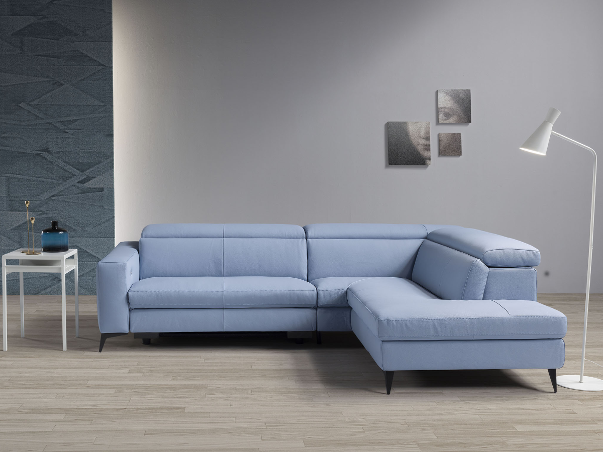 Edith recliner corner sofa