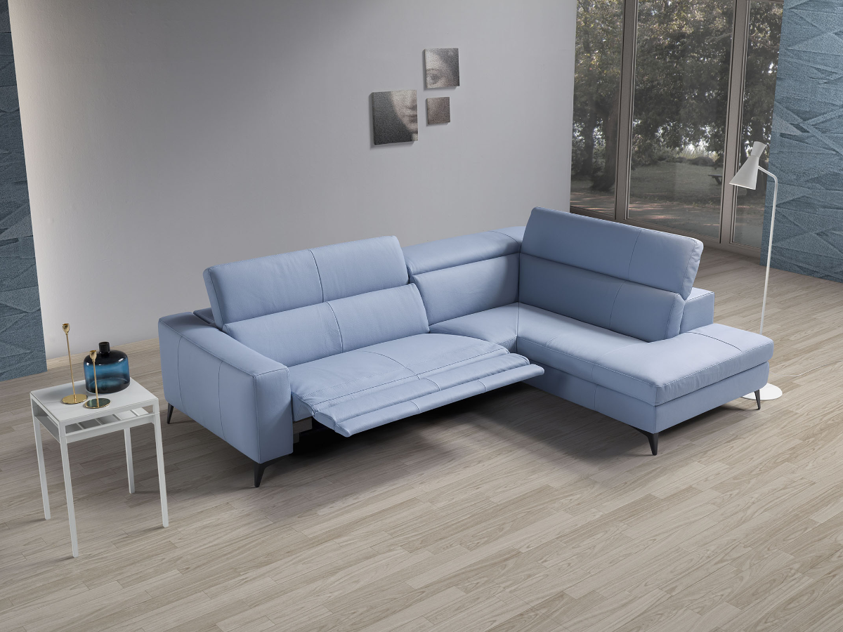 Edith recliner corner sofa