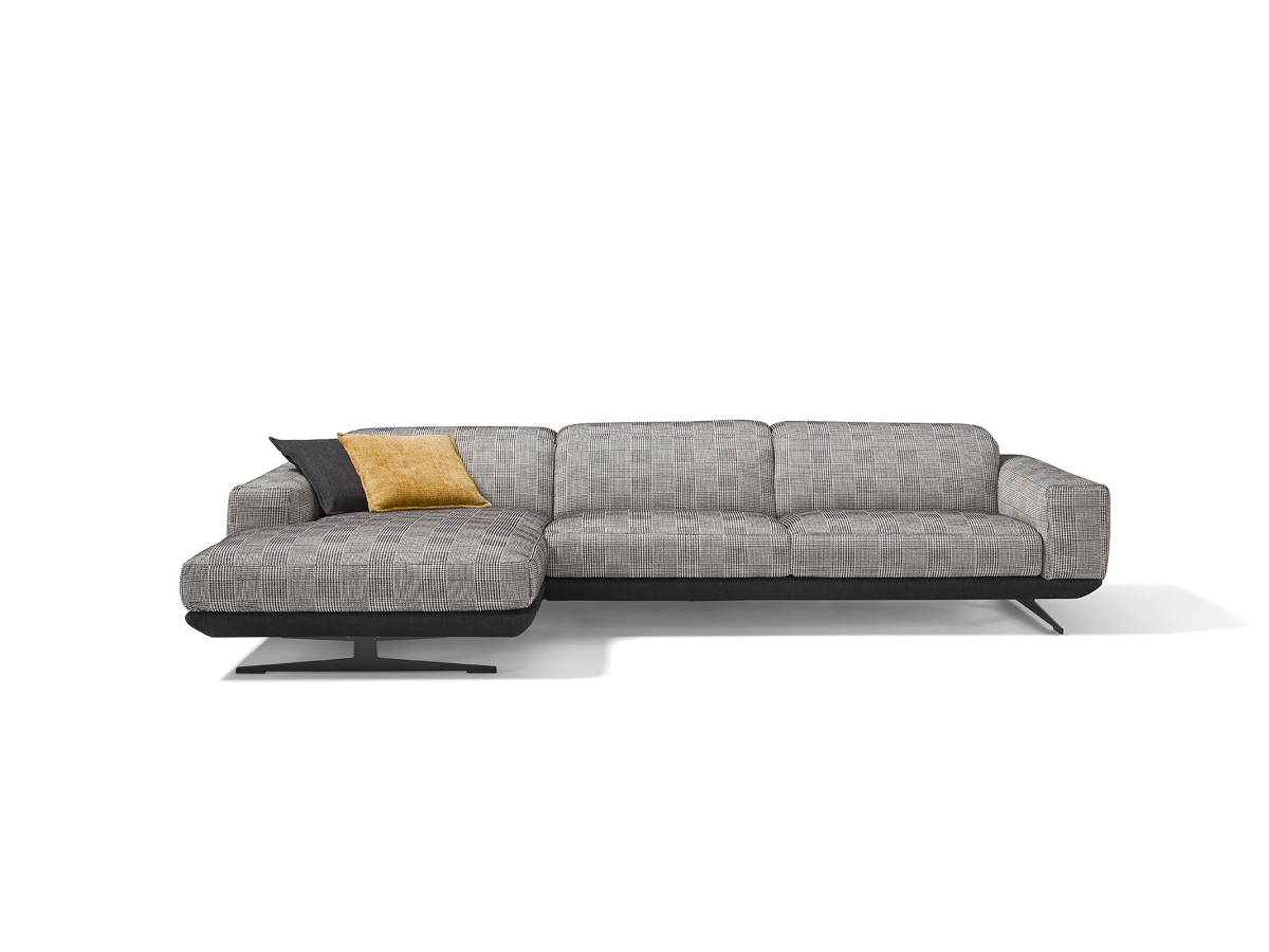 Gloria fabric sofa with chaise