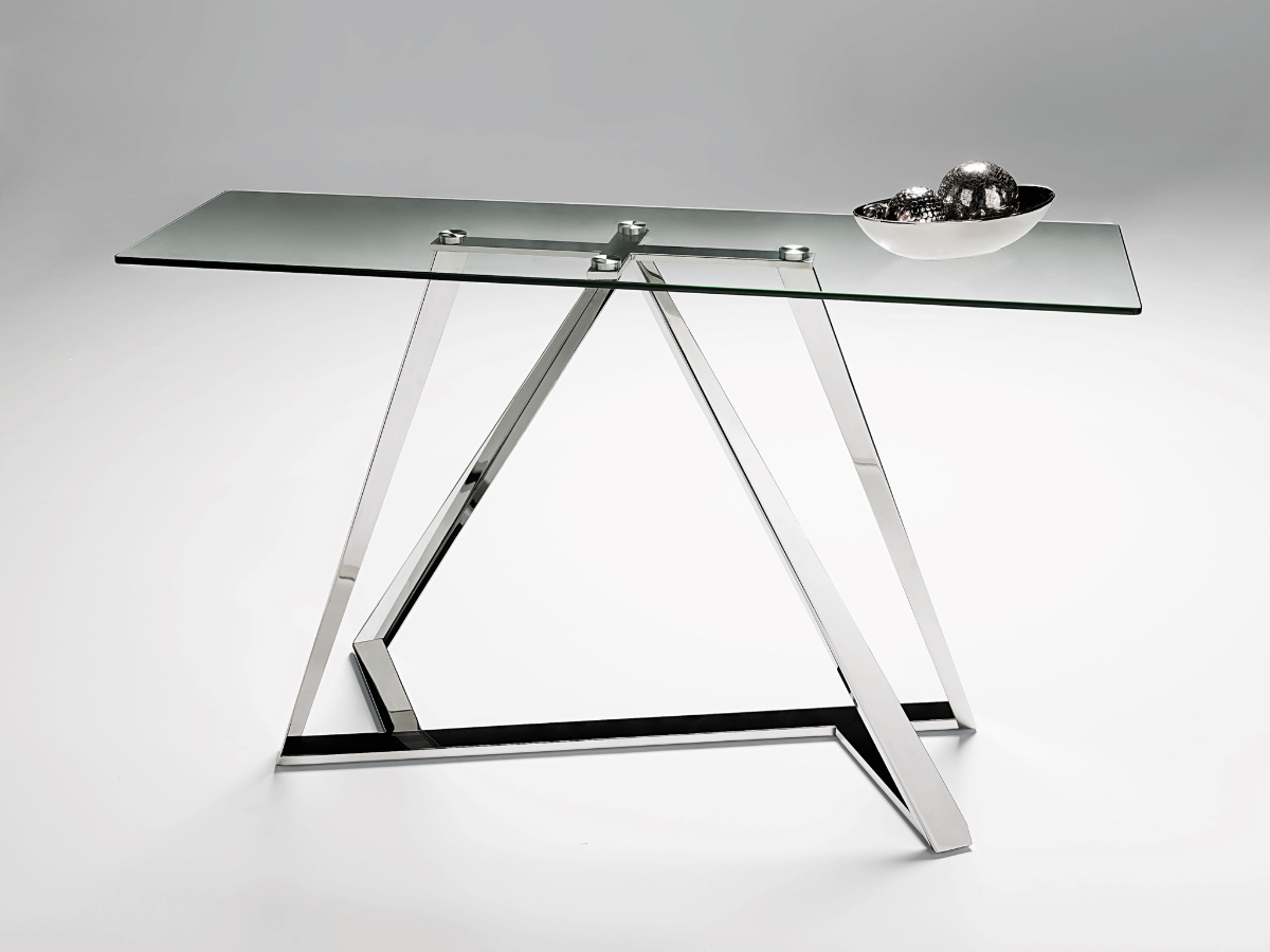 Constance Console Table - Stainless Steel