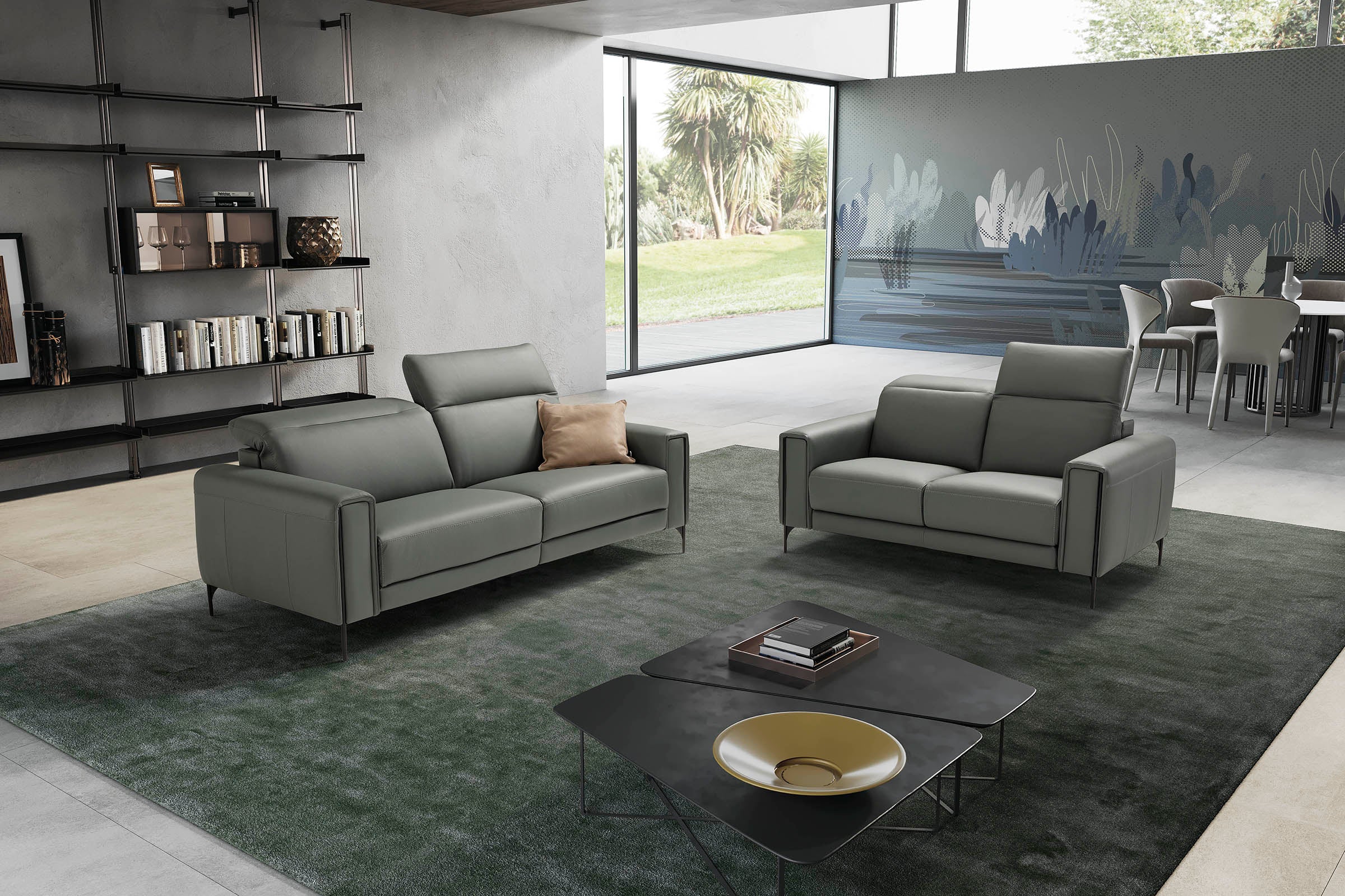 Two seater sofas