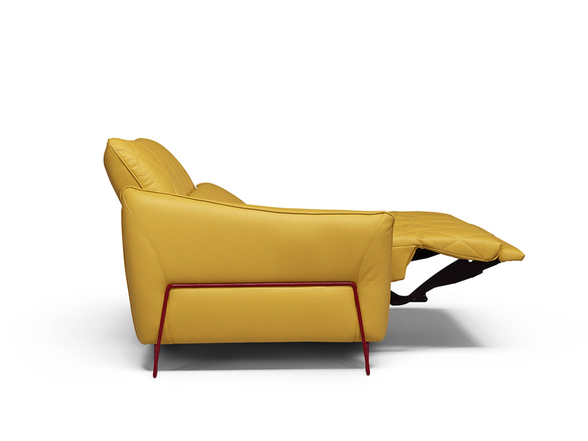 Axelle leather recliner sofa