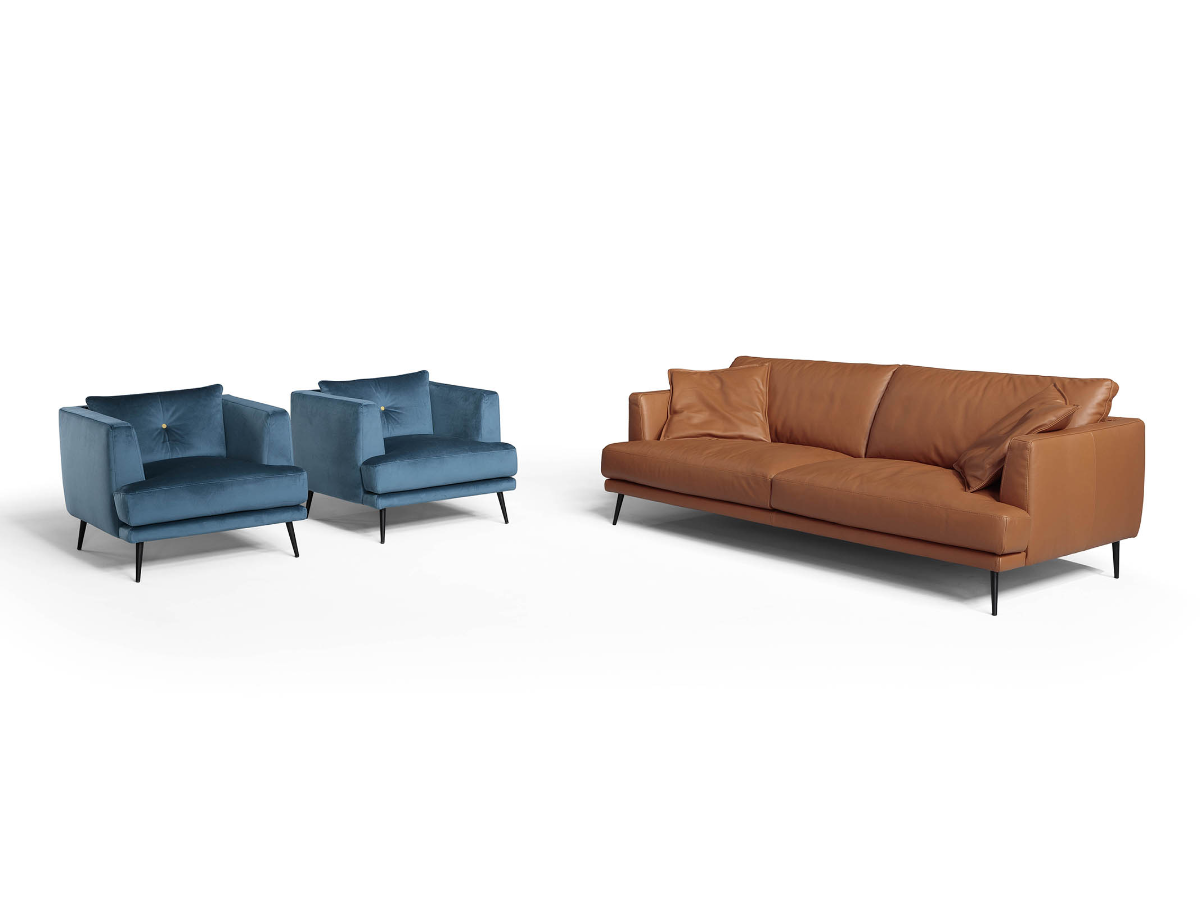 Sophia leather sofa