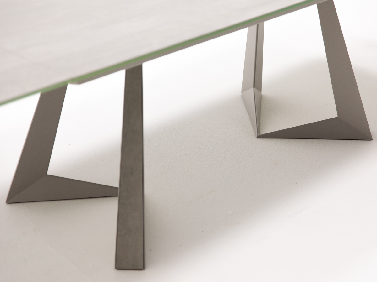 Infinity Dining Table in Calacatta Hermitage