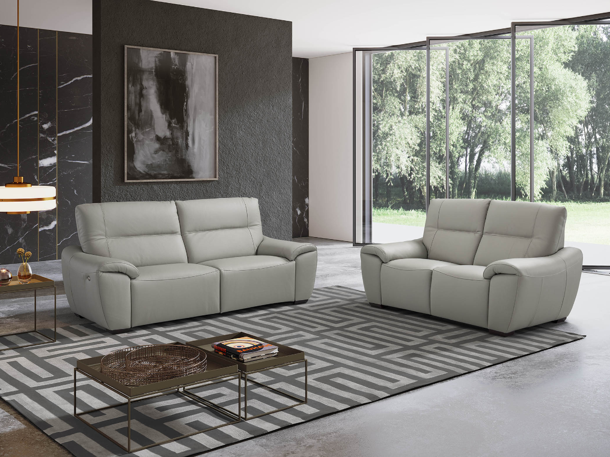 Louise leather recliner sofa